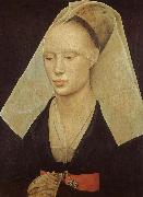 Rogier van der Weyden Kvinnoportratt painting